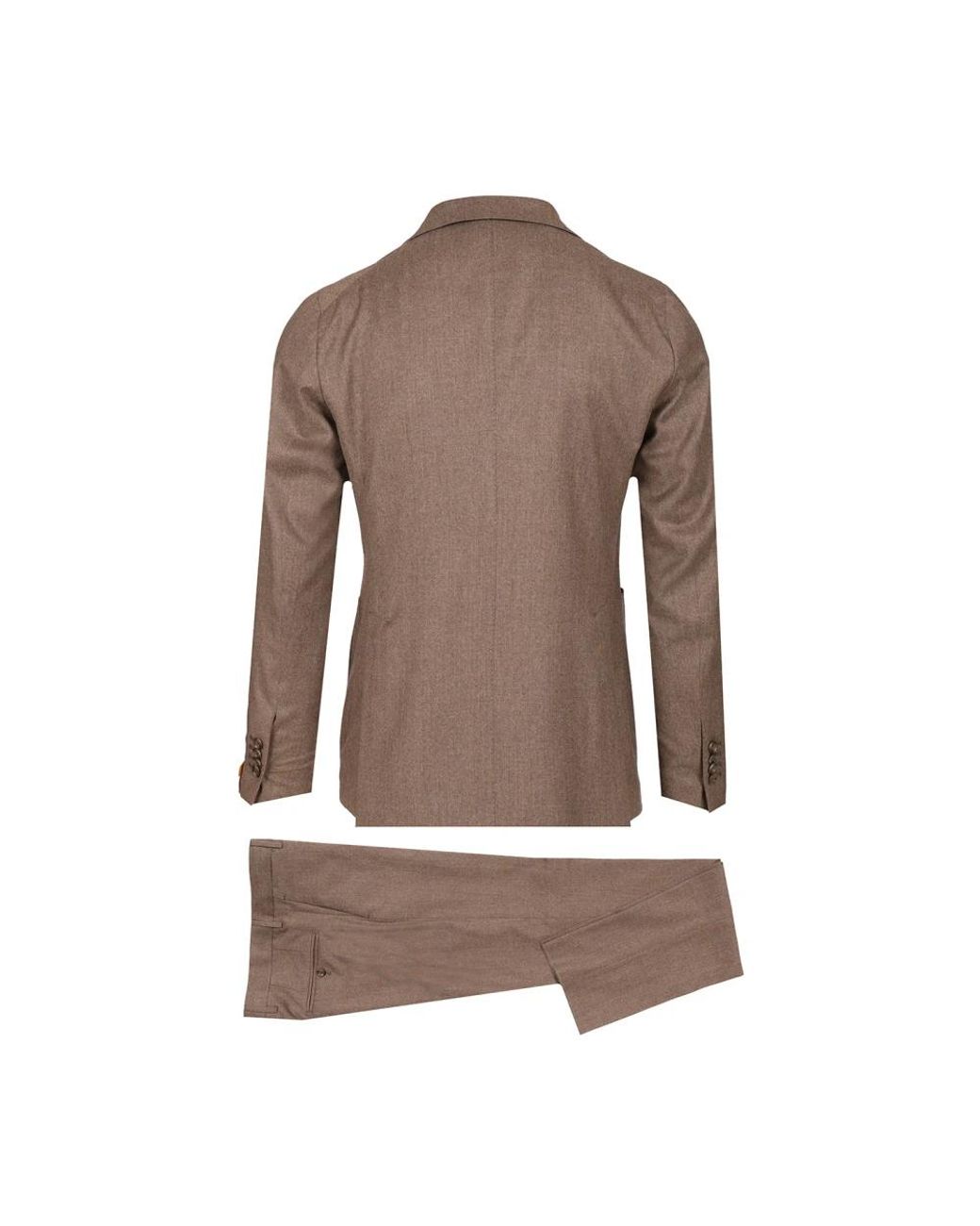 Tagliatore Brown Single Breasted Suits for men