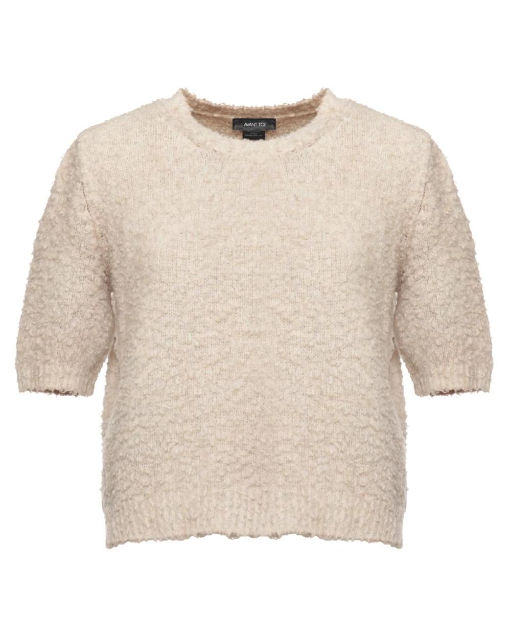 Avant Toi Natural Round-Neck Knitwear