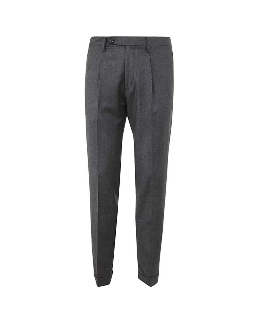 Michael Coal Capri Broek Met Pences in het Gray voor heren
