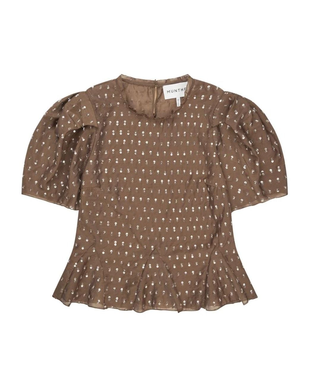 Munthe Brown Blouses