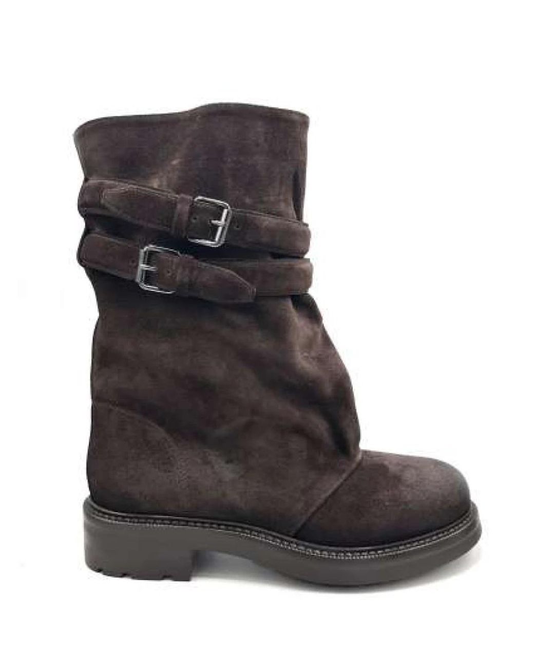 Strategia Black Biker Ankle Boot