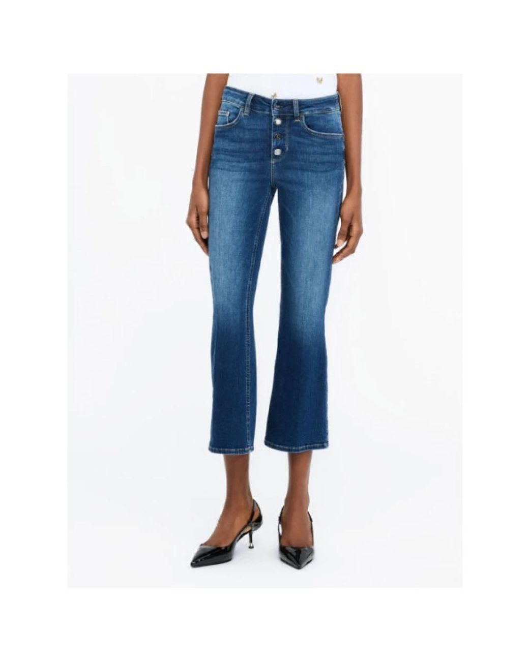 Liu Jo Blue Cropped Jeans