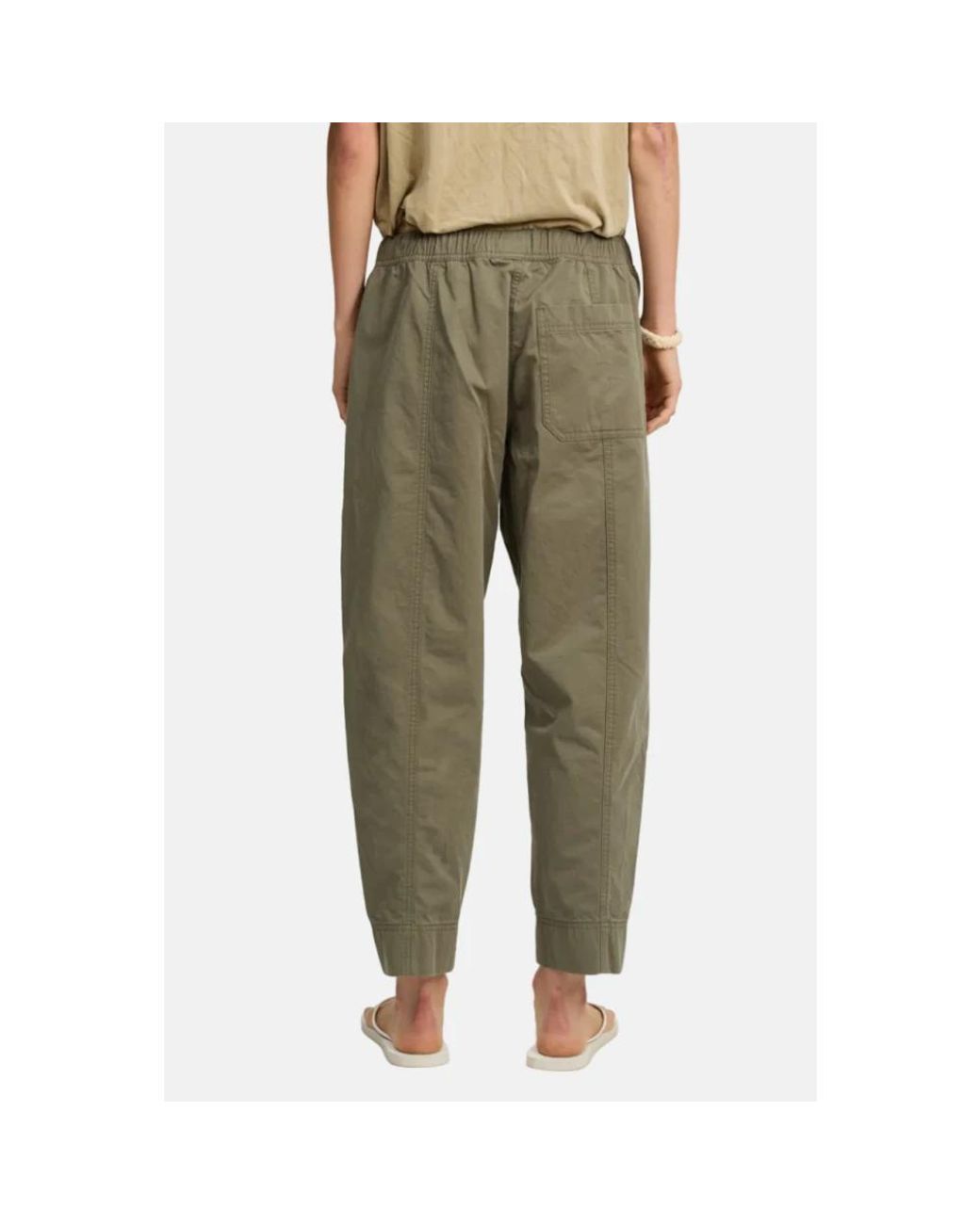 Denimist Green Straight Trousers