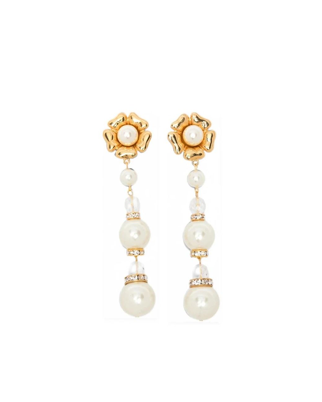 Alessandra Rich Metallic Earrings