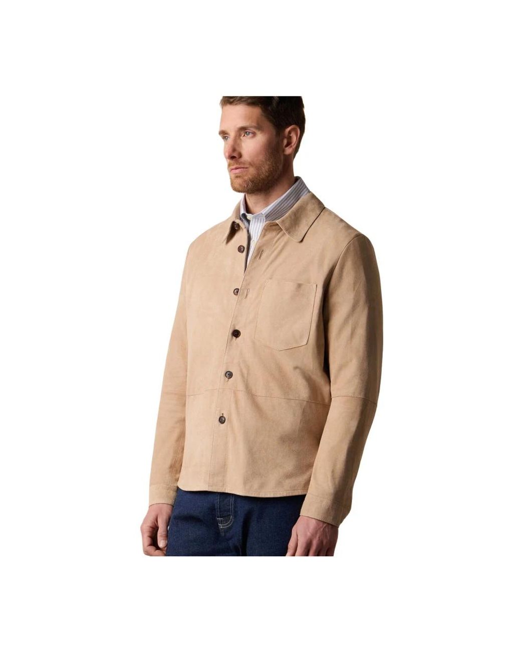 Brooks Brothers Natural Leather Jackets for men