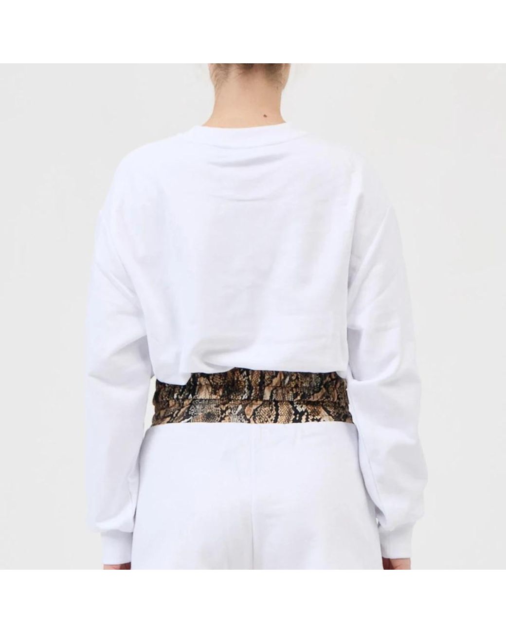 Just Cavalli White Sweatshirts