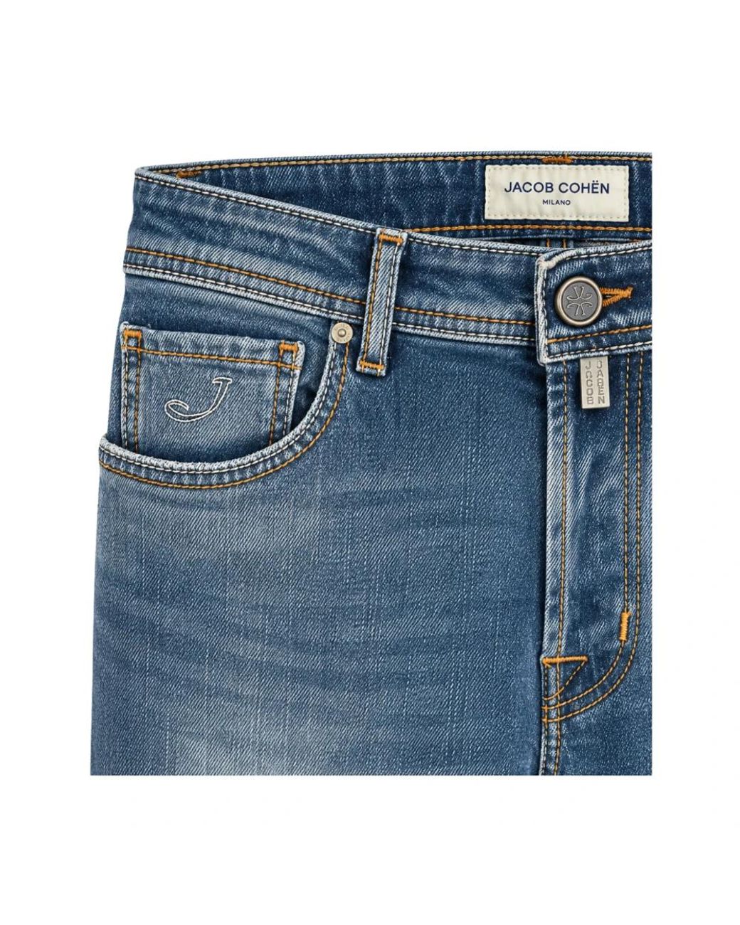 Jacob Cohen Blue Straight Fit Jeans for men