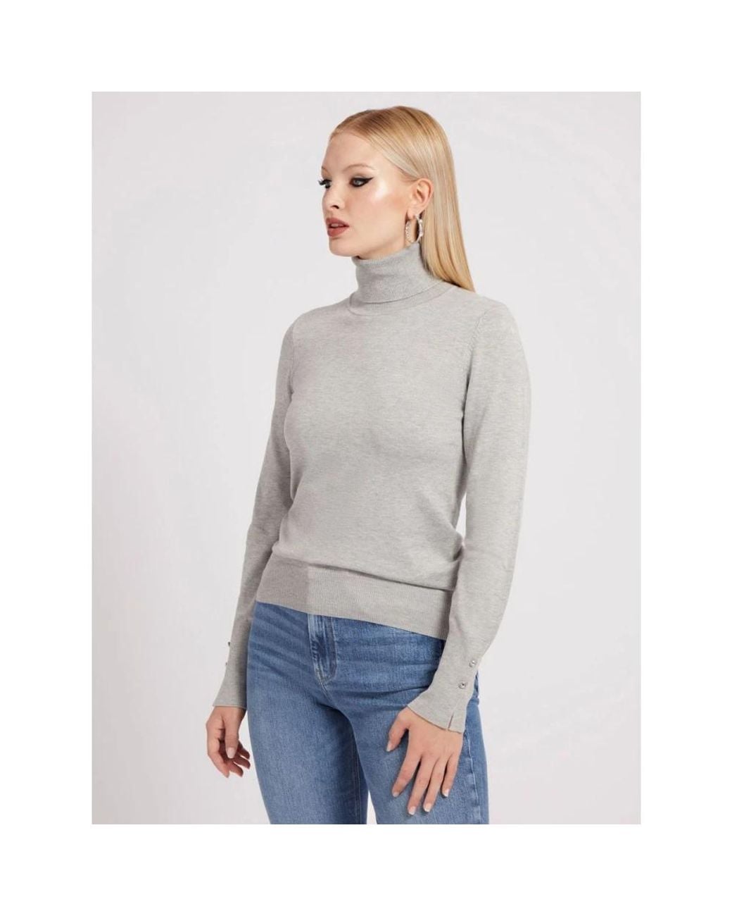 Turtlenecks Guess de color Gray