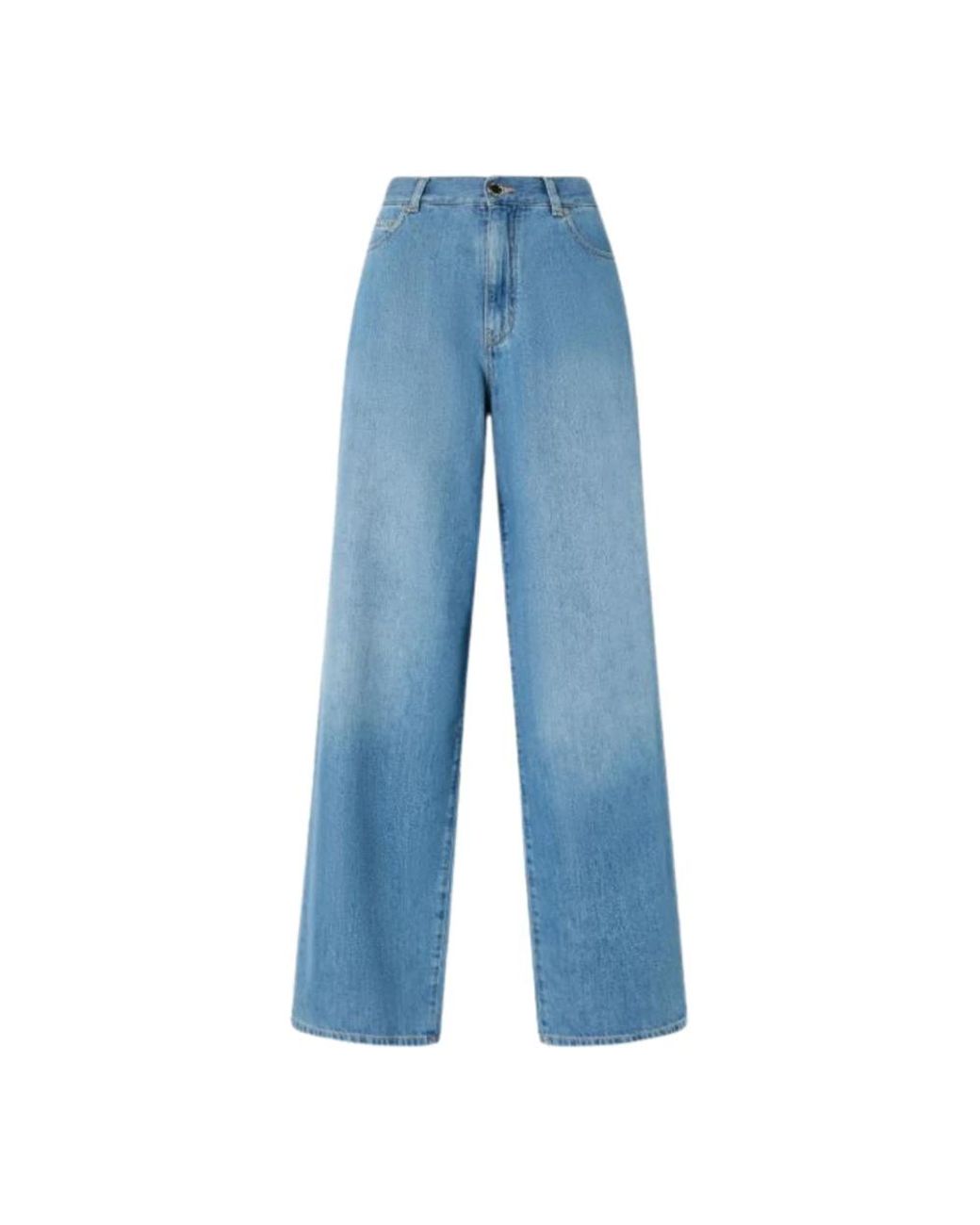 Pinko Blue Wide Jeans
