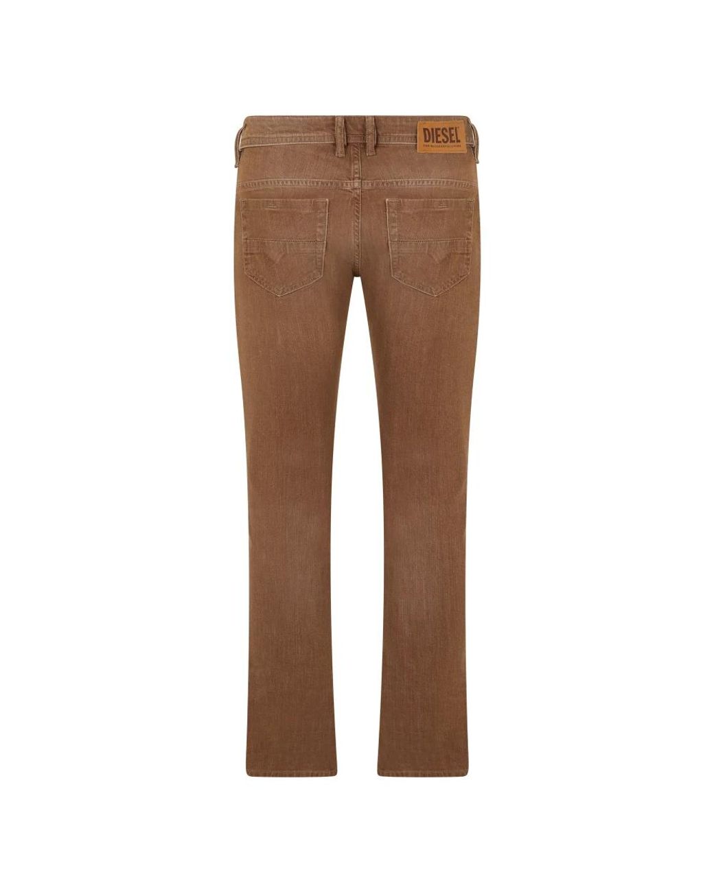 DIESEL Brown Straight Jeans for men