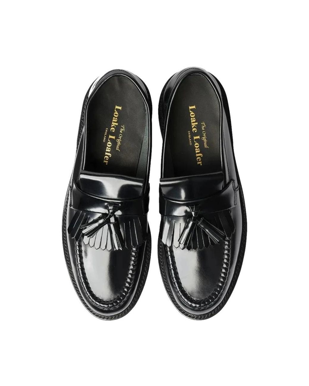 Loake Black Loafers for men