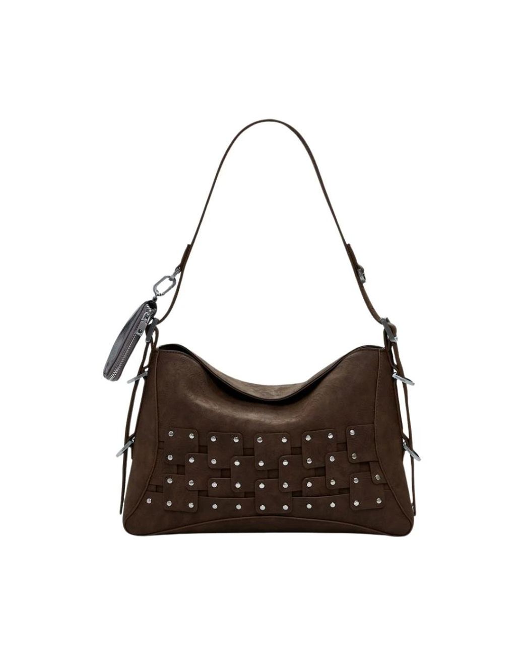 Desigual Bruine Patch Handtas in het Brown