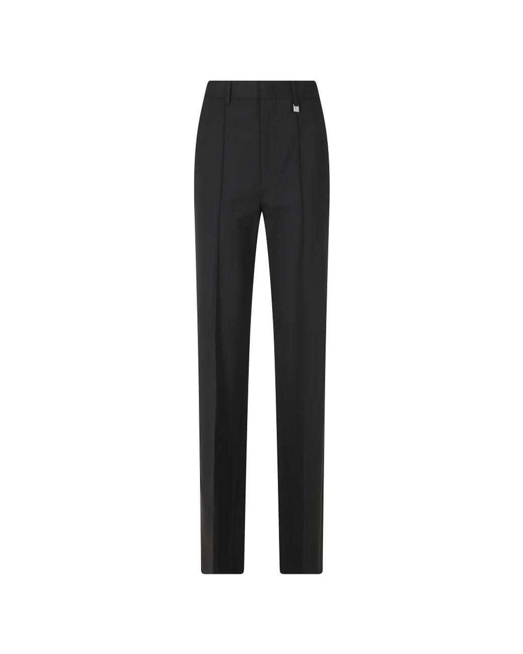 GIUSEPPE DI MORABITO Black Straight Trousers