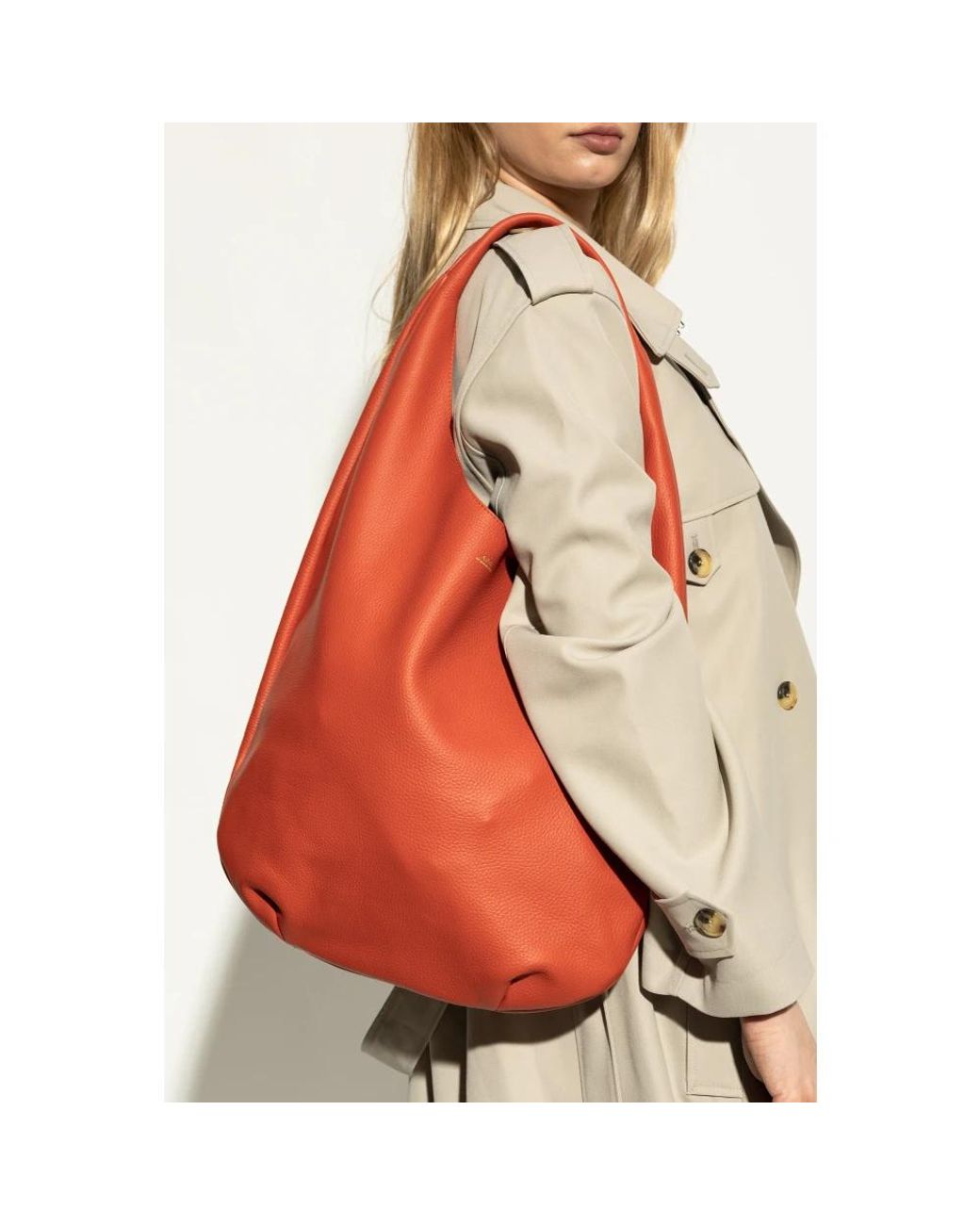 A.P.C. Orange Shoulder Bags
