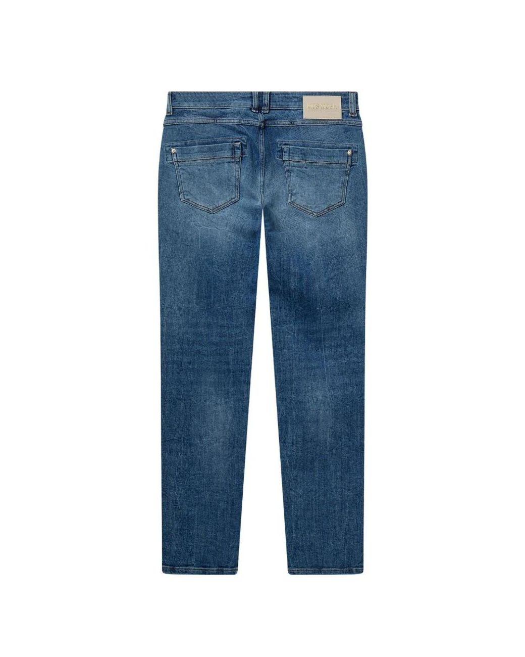 Mos Mosh Blue Straight Fit Jeans