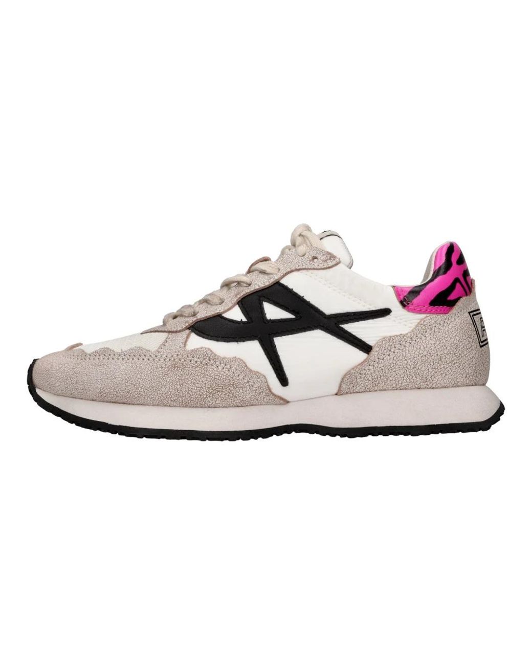 Ash Schoenen ,Veelkleurig ,Leer Sneakers Multi Colour in het White