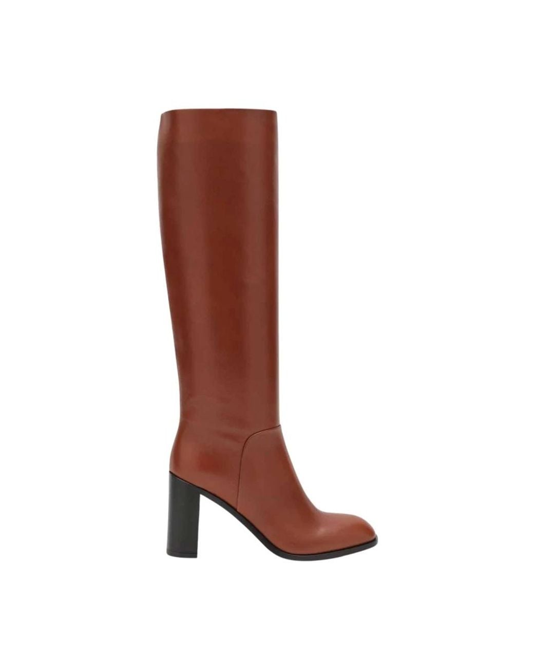 Sartore Brown Heeled Boots
