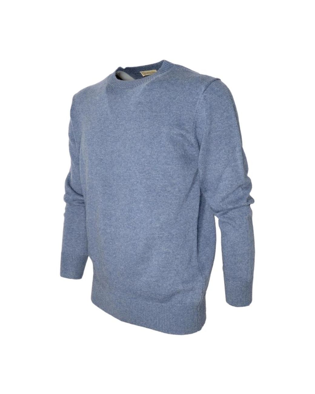 Cashmere Company Blue Round-Neck Knitwear for men