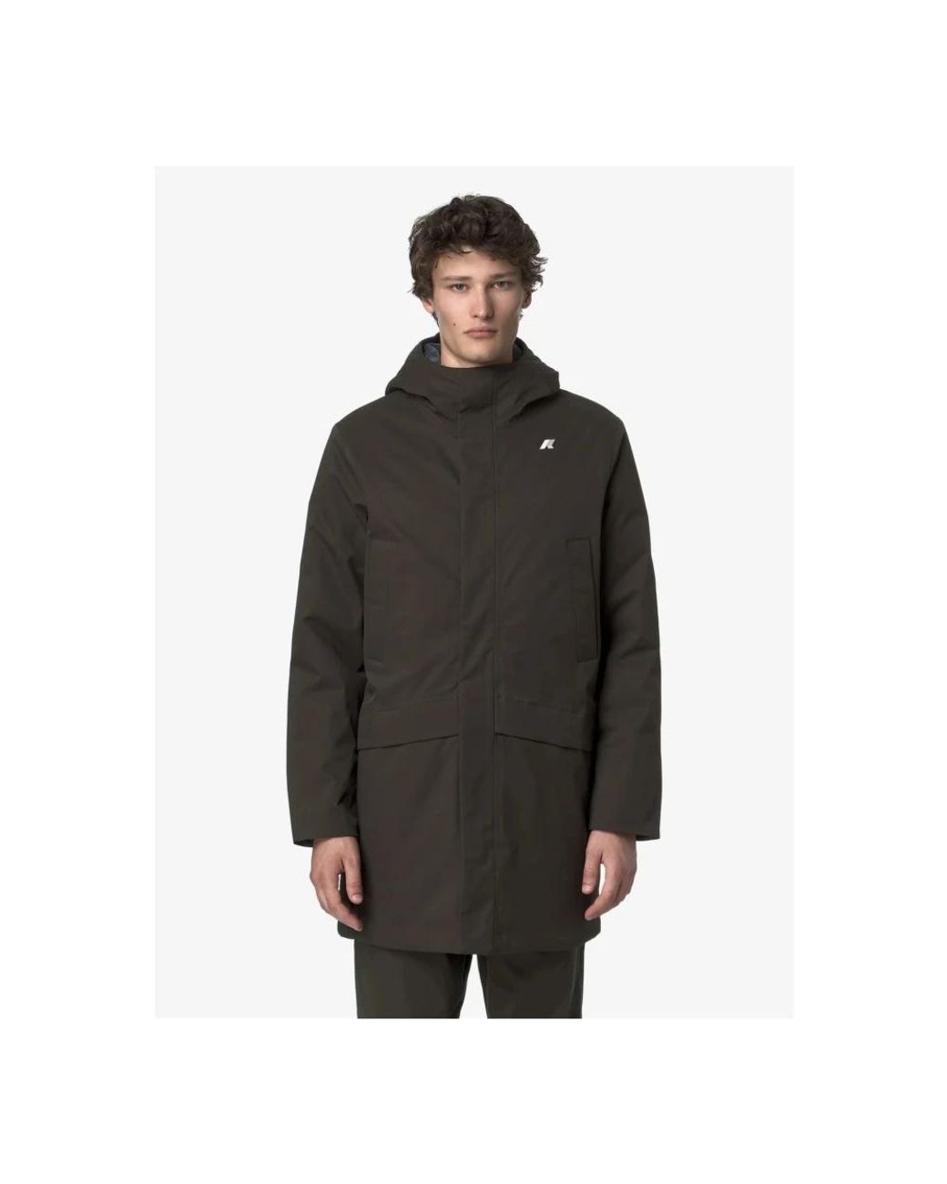 K-Way Black Rain Jackets for men
