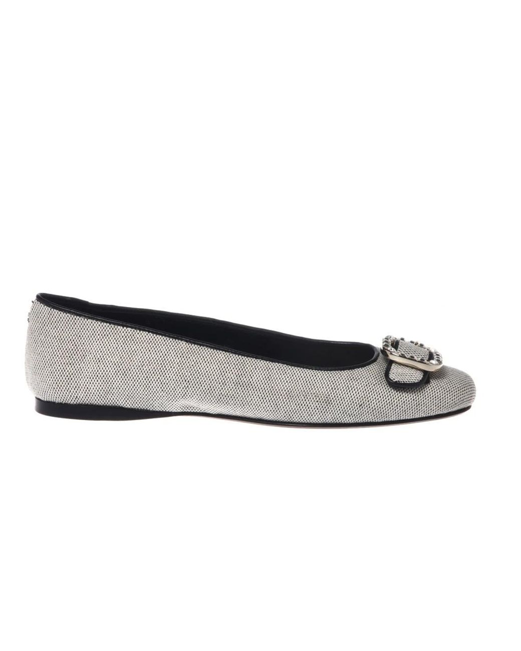 Baldinini Gray Ballerina Shoes