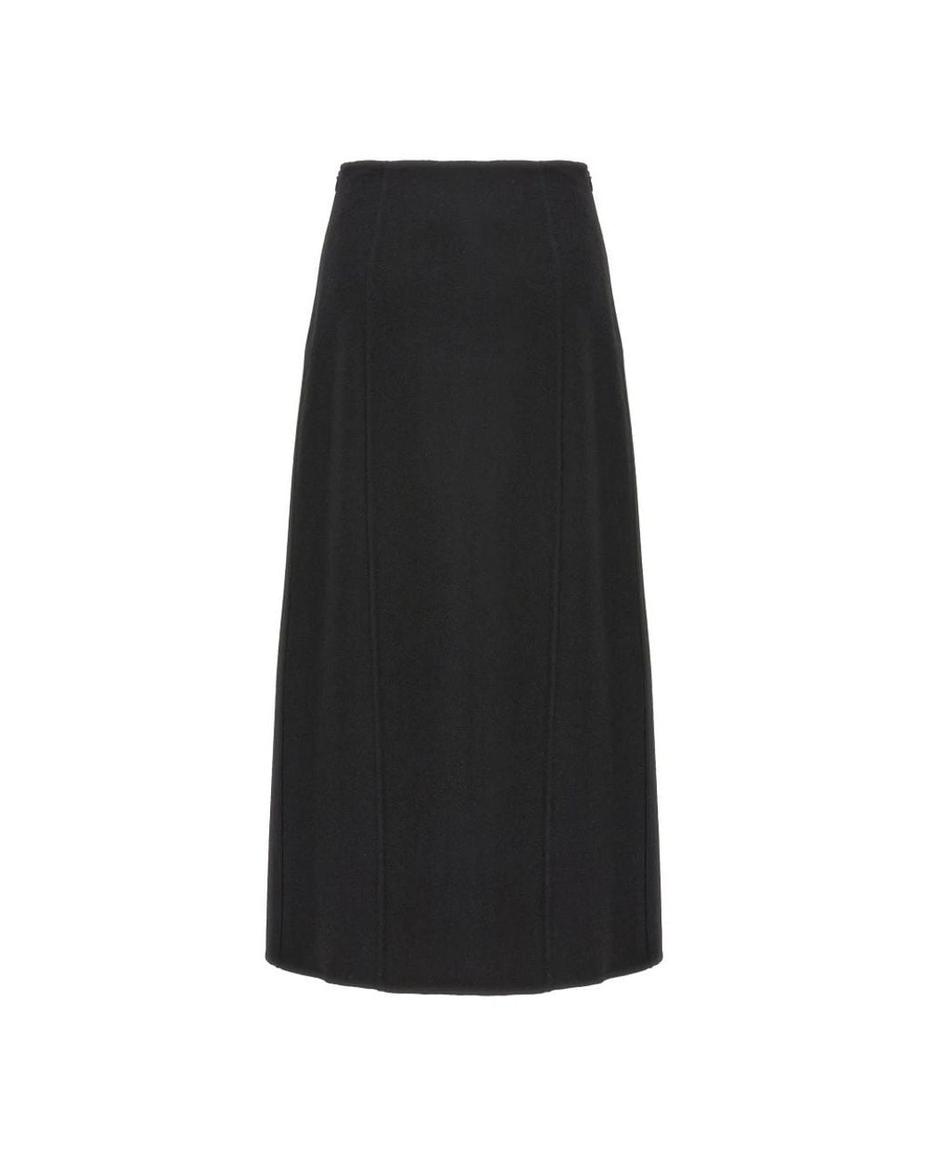Ermanno Scervino Black Midi Skirts