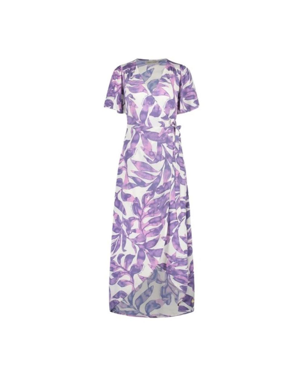 FABIENNE CHAPOT Kleedjes ,Paars ,Leer Archana Wrap Jurk in het Purple