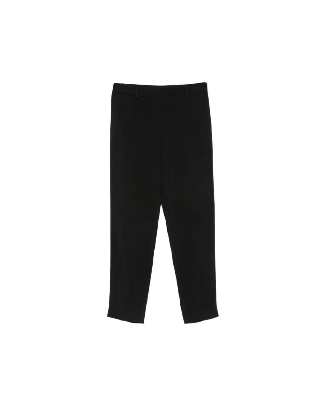 SIMONA CORSELLINI Black Straight Trousers
