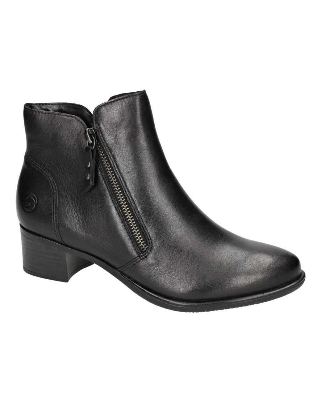 Remonte Black Stiefelette Mit Absatz