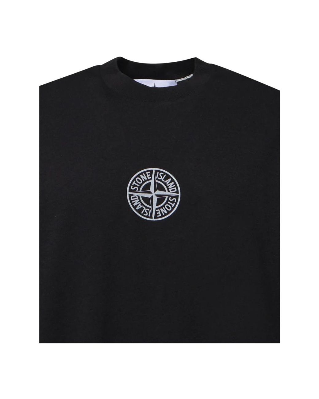 Stone Island Black T-Shirts for men