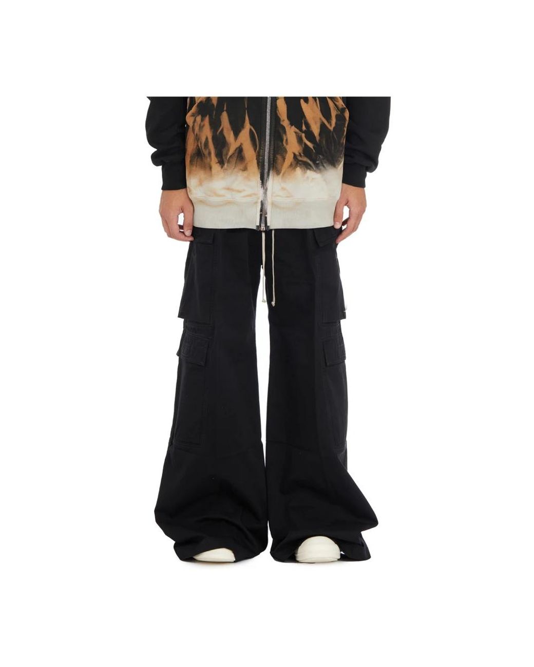 Rick Owens Black Wide Trousers