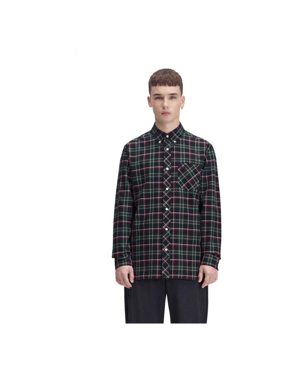 Fred Perry Green Casual Shirts for men