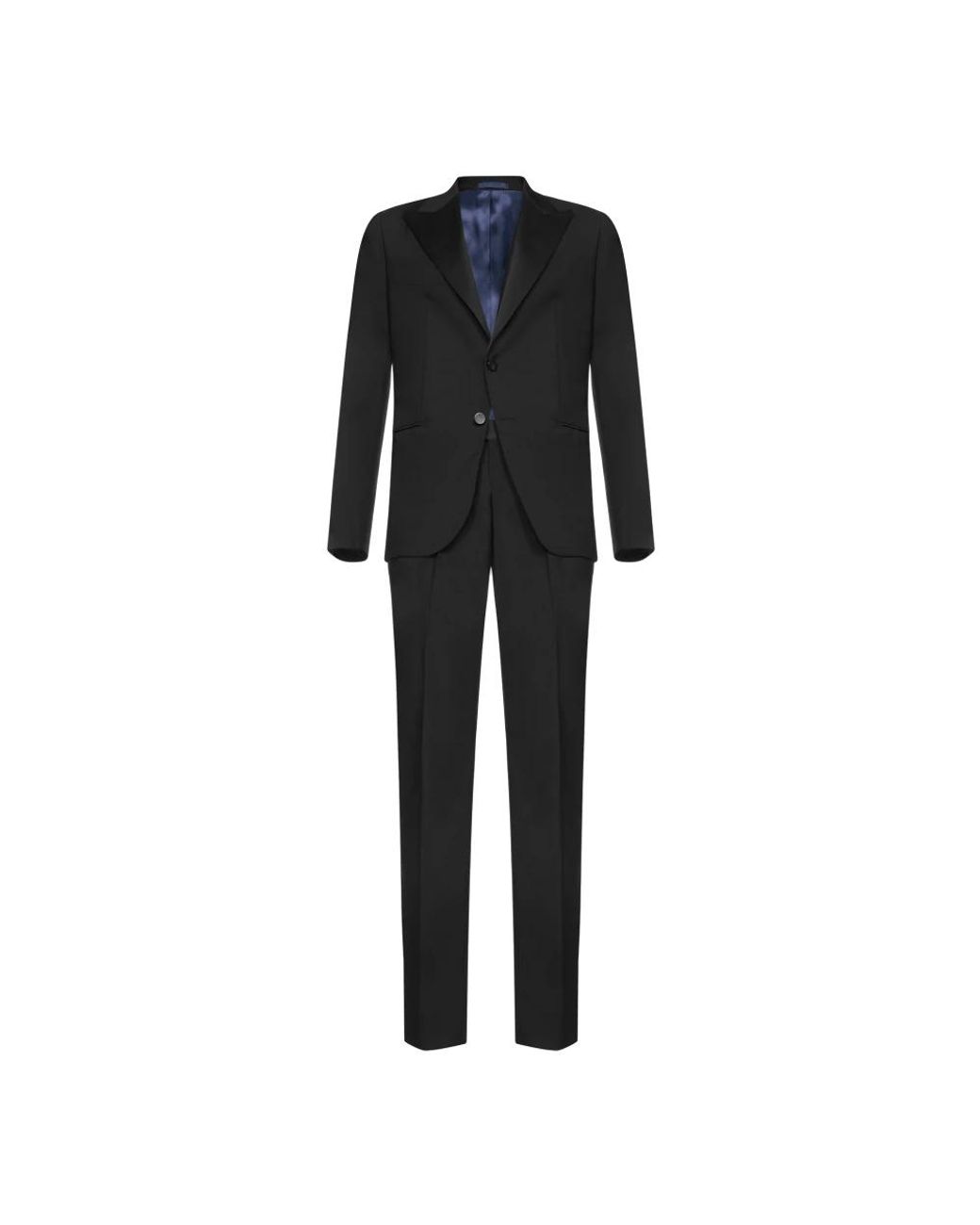 D4.0 Black Single Breasted Suits for men