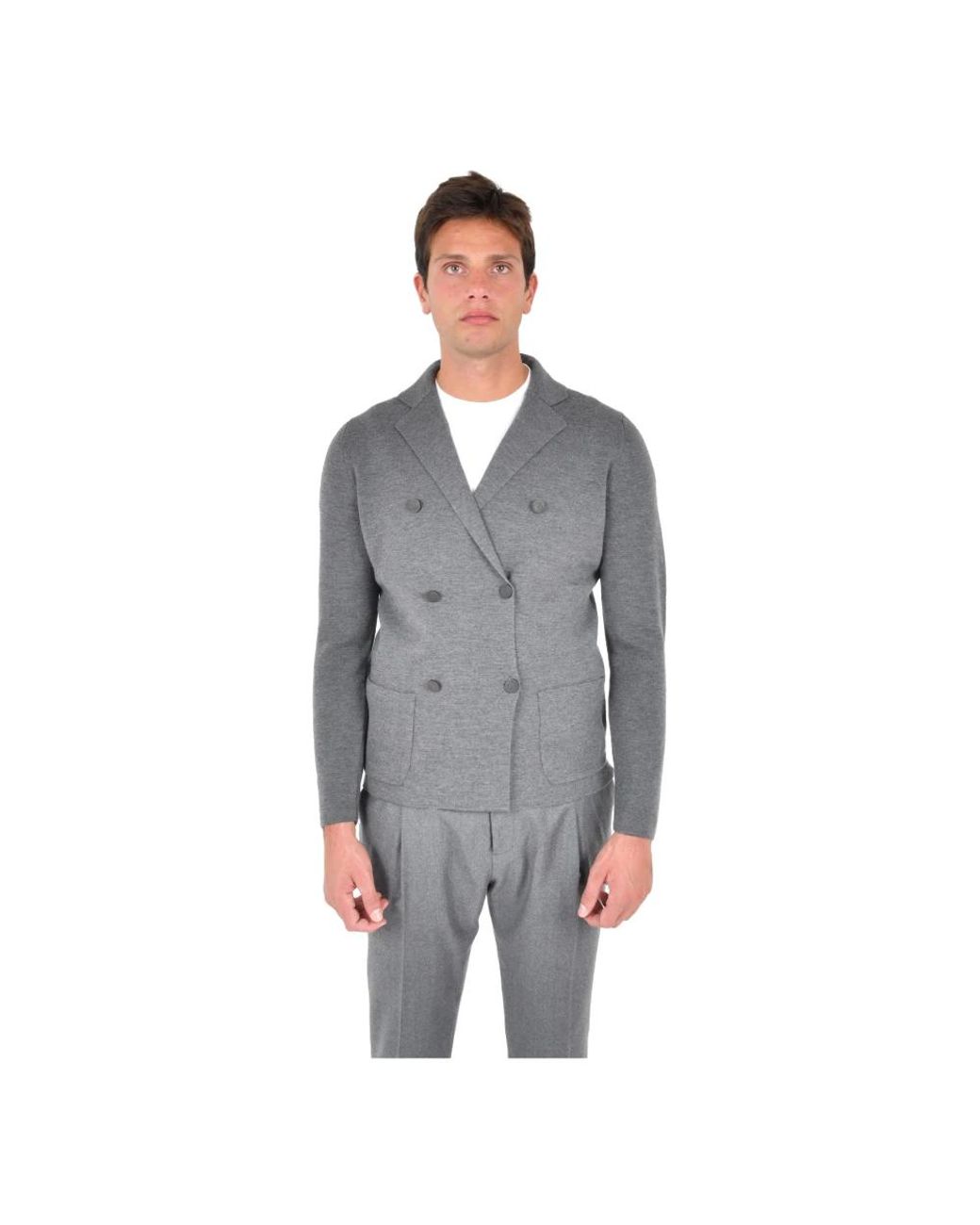 Drumohr Gray Blazers for men