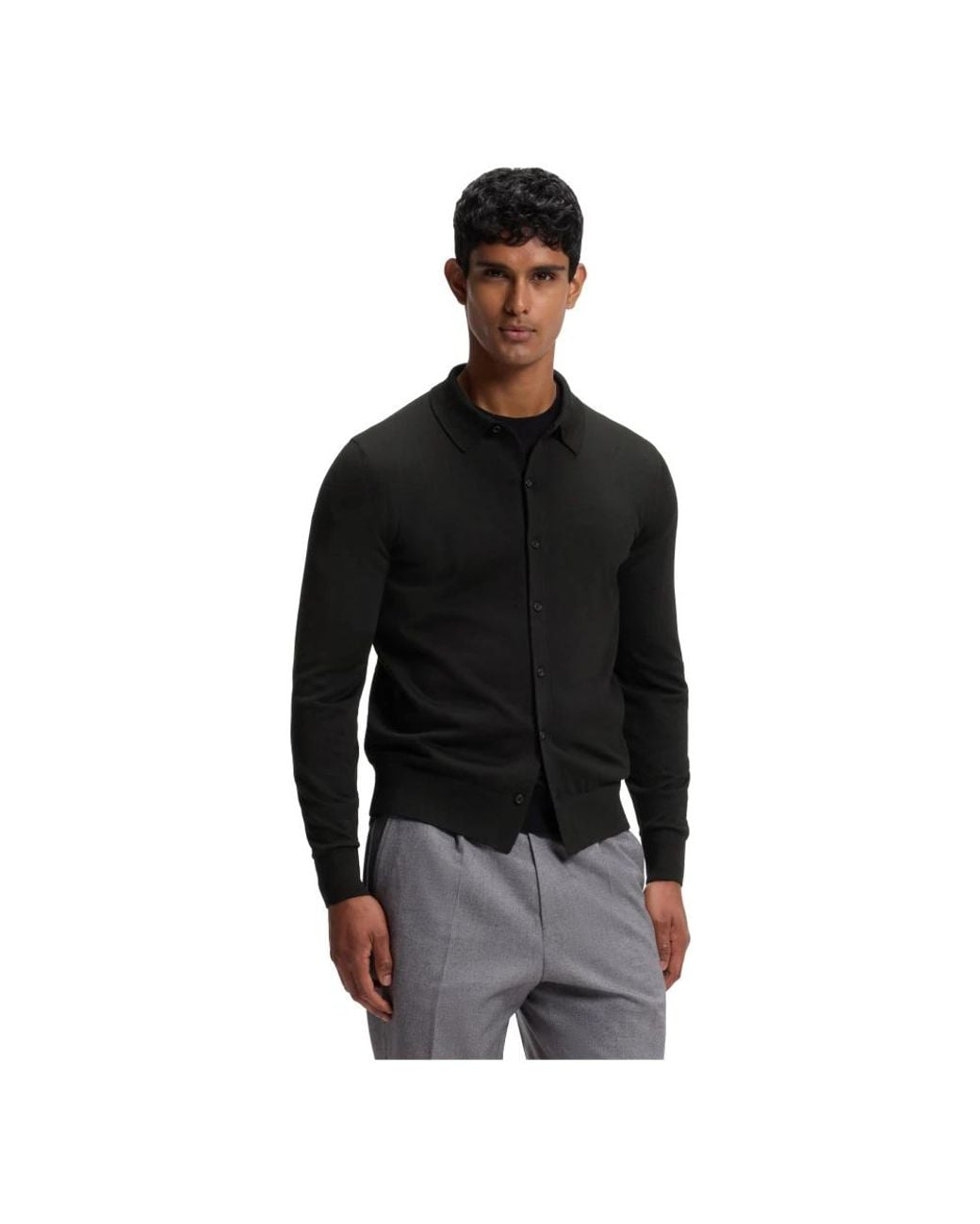 Cardigans Boss de hombre de color Black