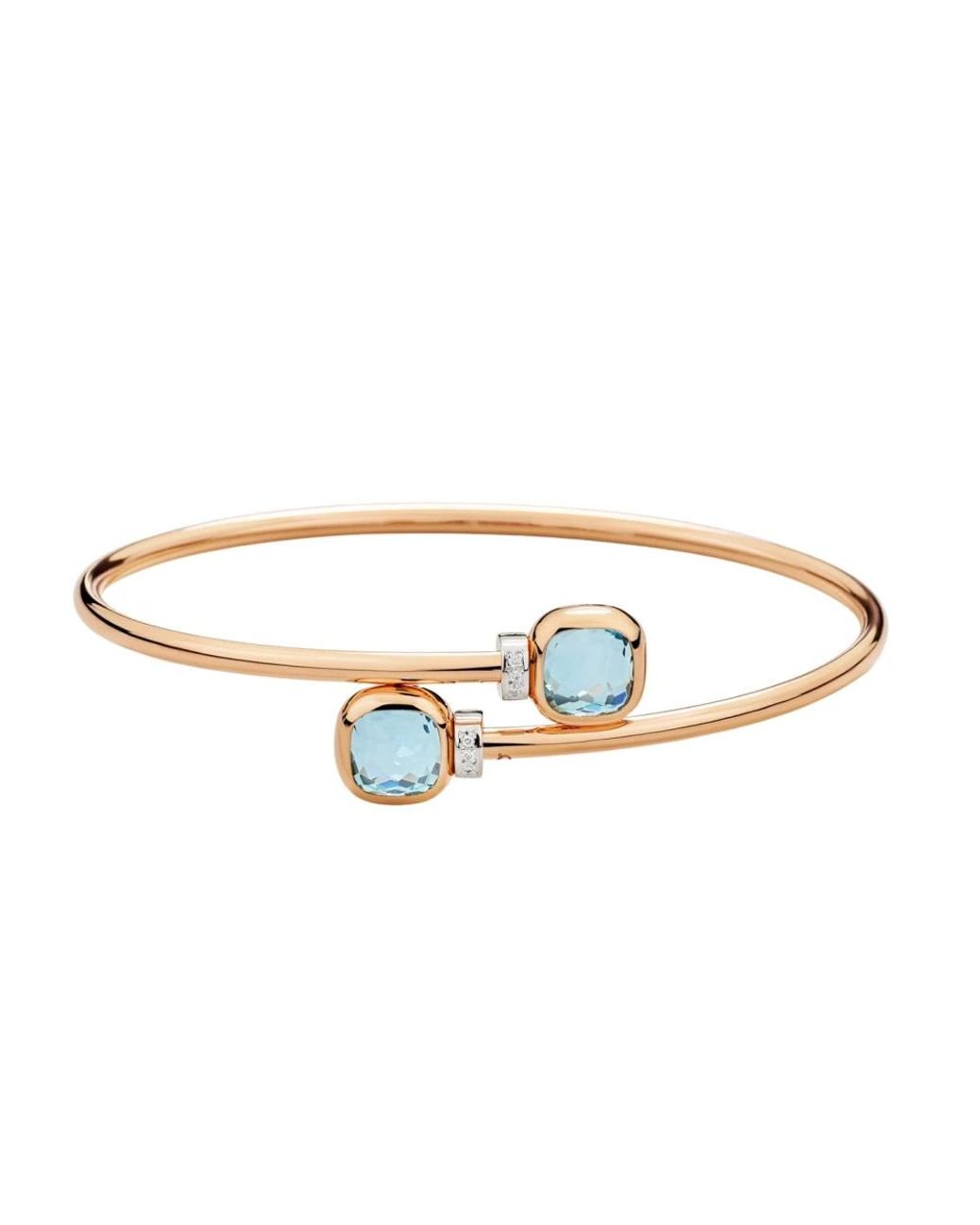 Pomellato Accessoires ,Geel ,Armband Nudo Mini in het Metallic