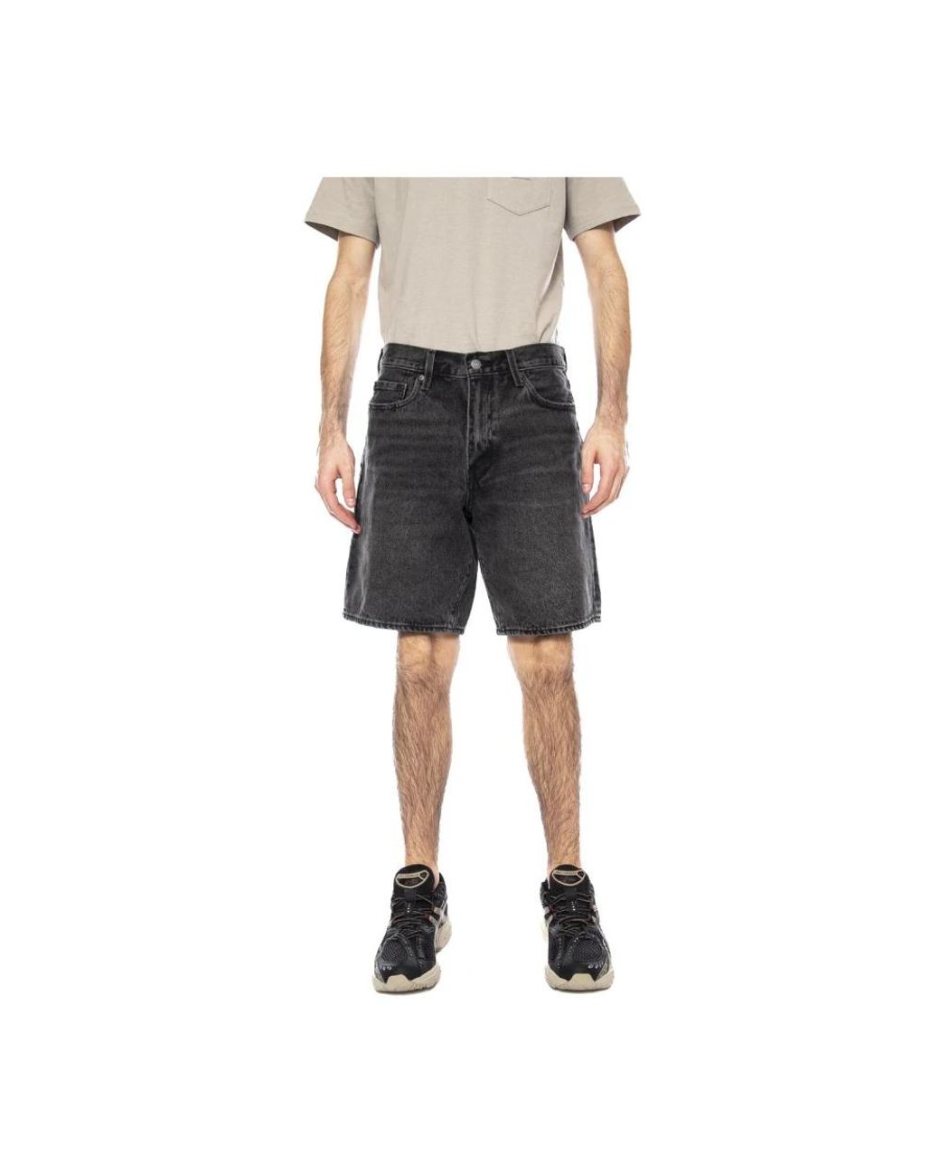 Levi's Gray Denim Shorts for men
