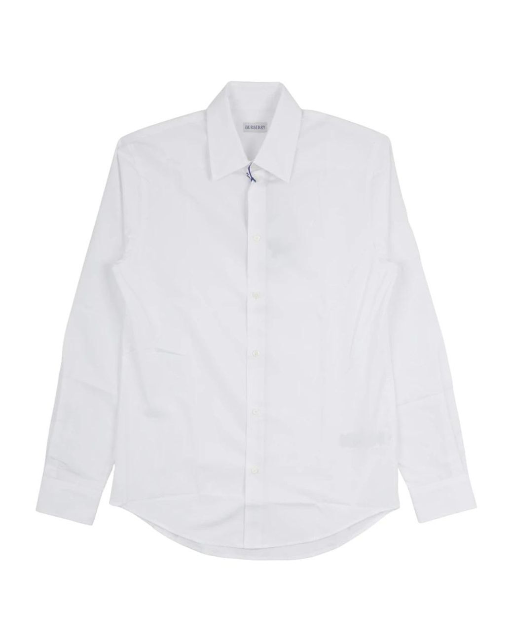 Burberry White Formal Shirts for men