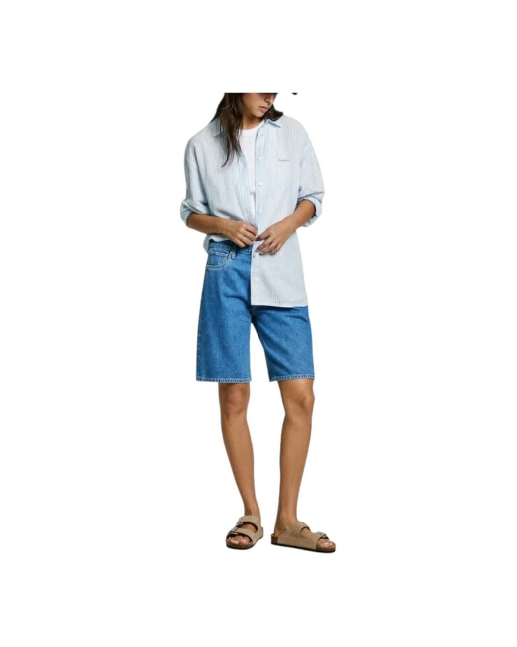 Pepe Jeans Blue Denim Shorts