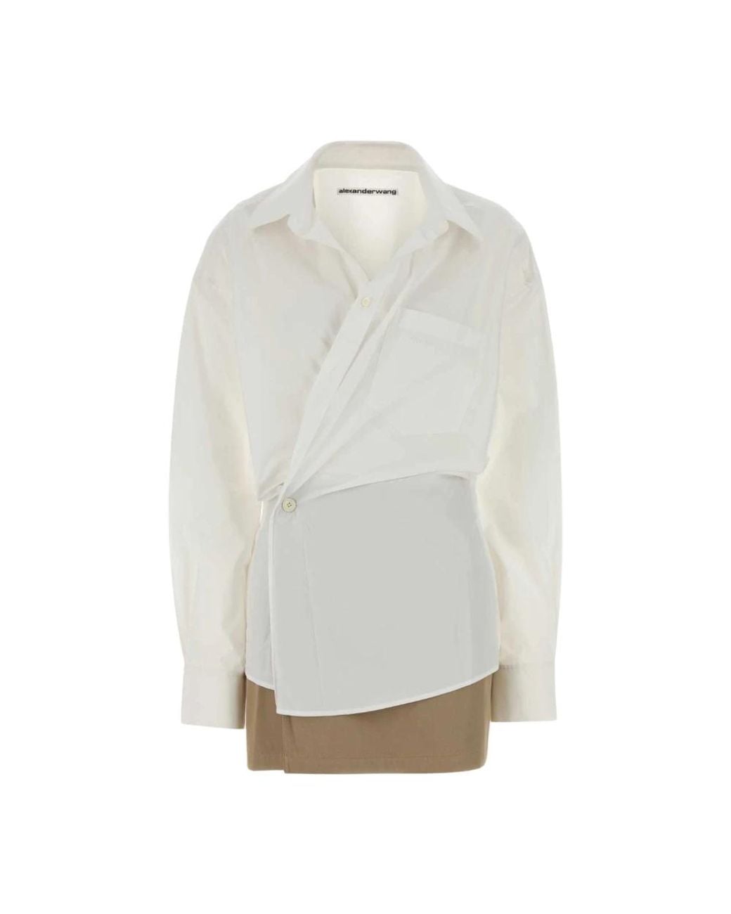 Alexander Wang White Shirt Dresses