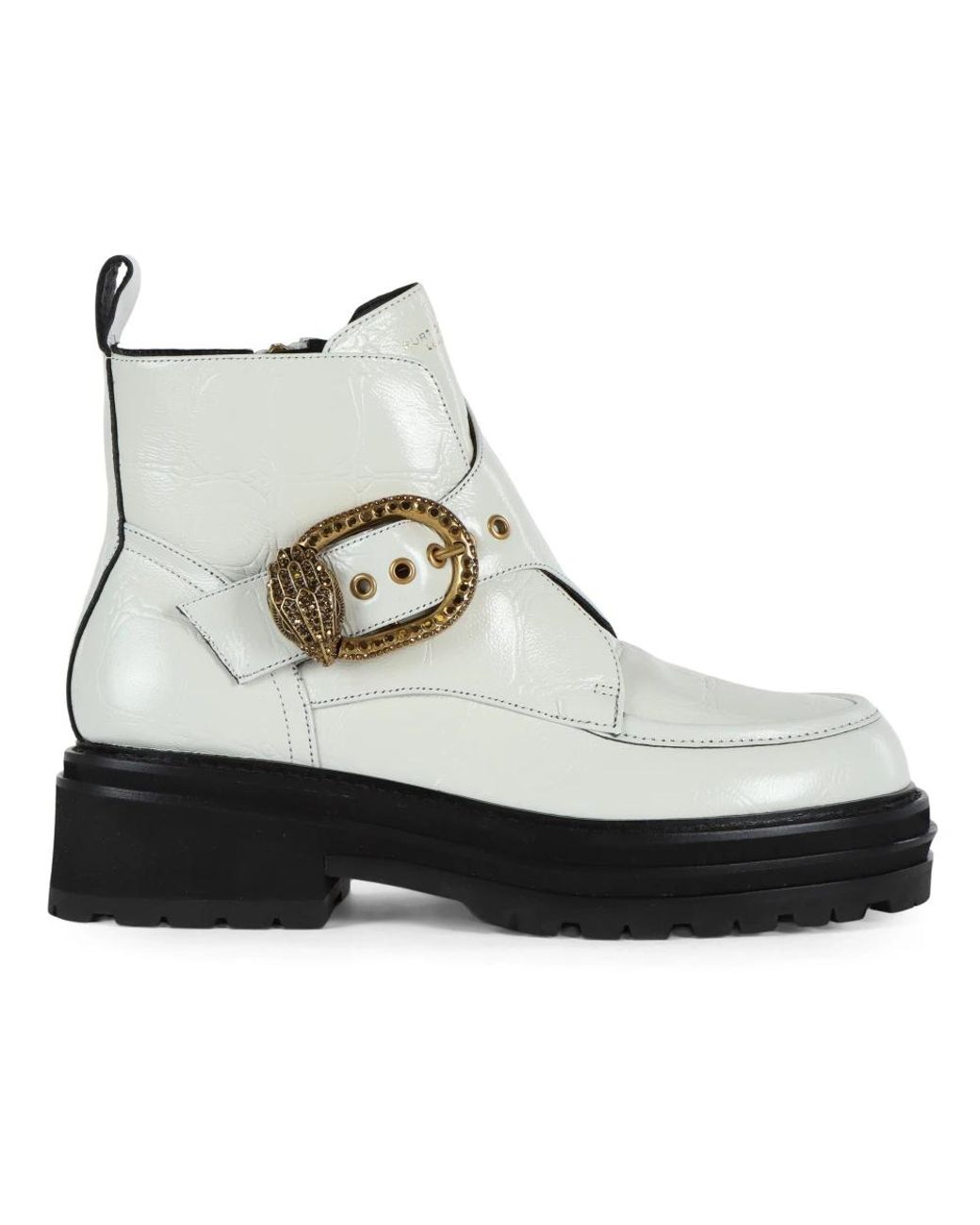 Kurt Geiger White Ankle Boots