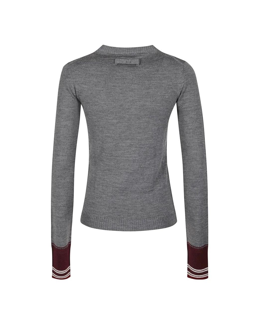 IRO Gray Round-Neck Knitwear