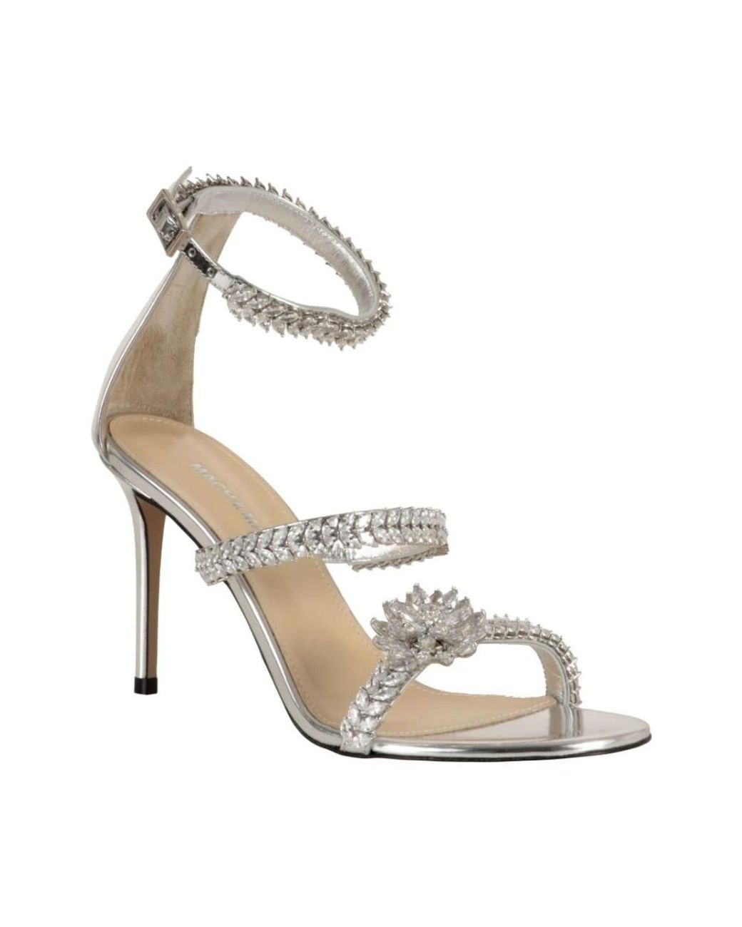 Mach & Mach Metallic High Heel Sandals