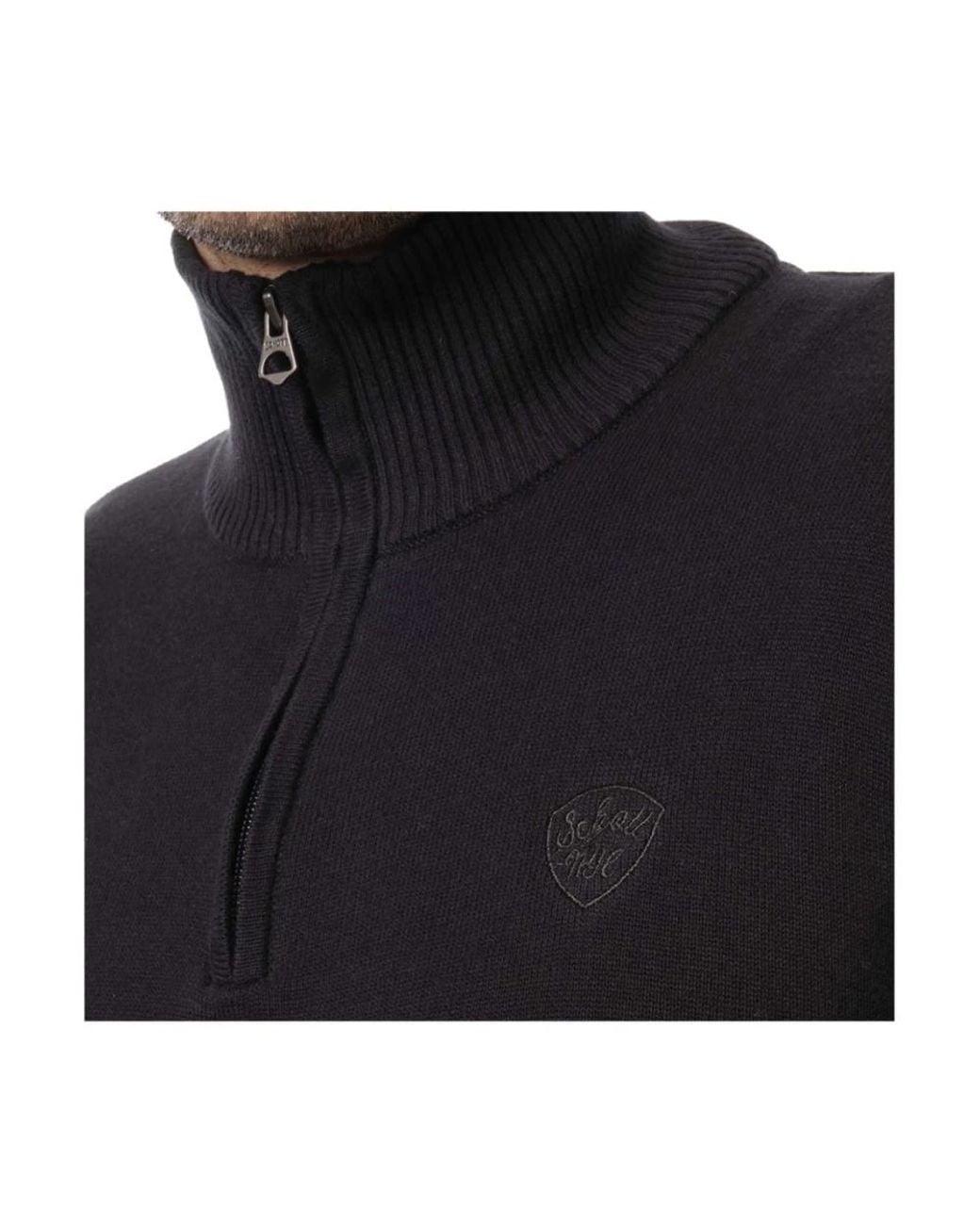 Zip-Throughs di Schott Nyc in Black da Uomo