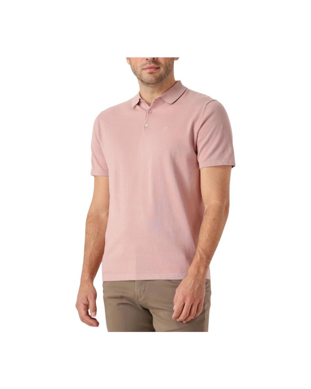 Dstrezzed Tops ,Roze ,Stijlvolle Polo & T-Shirts Camilo Polo in het Pink voor heren