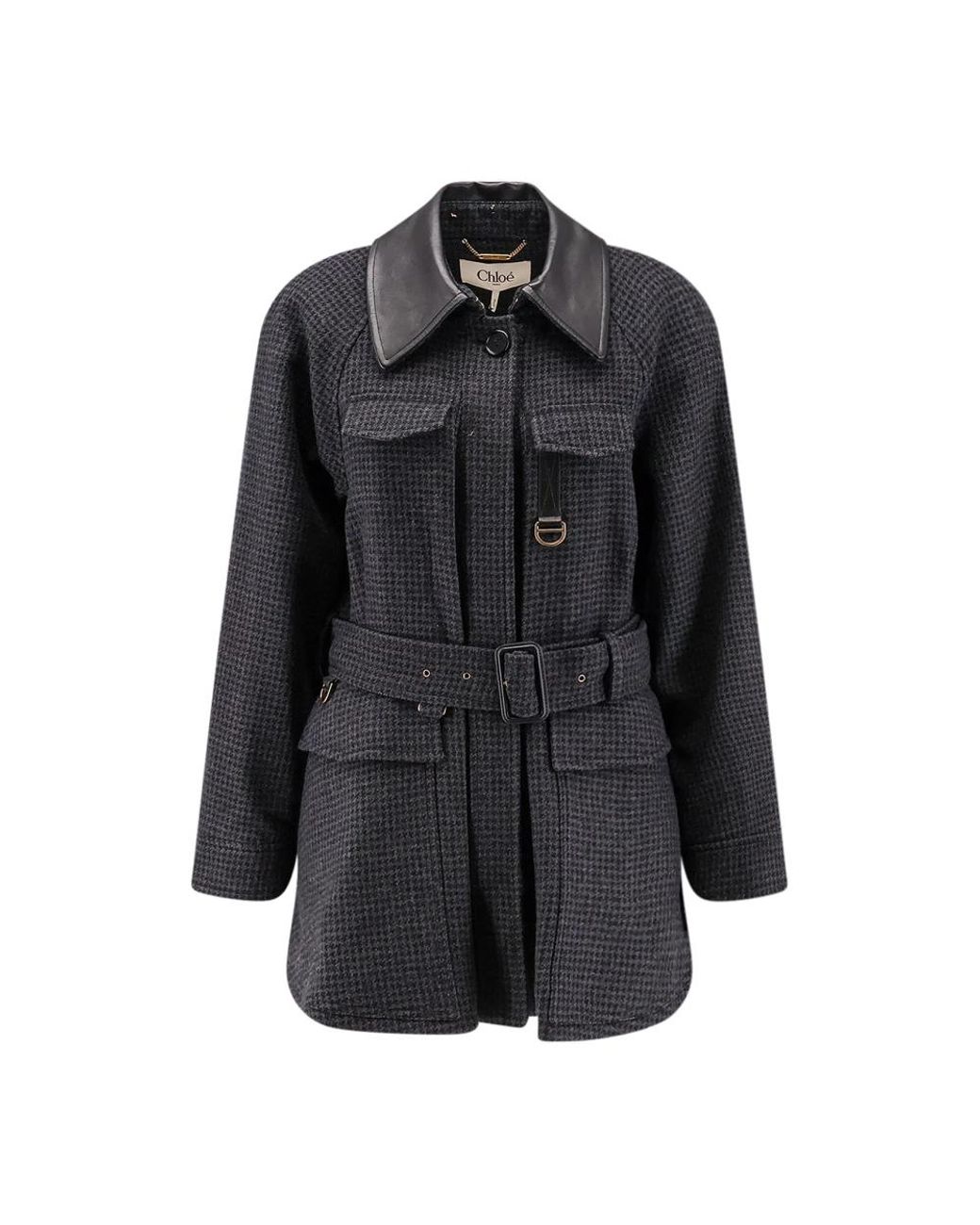 Chloé Black Belted Coats