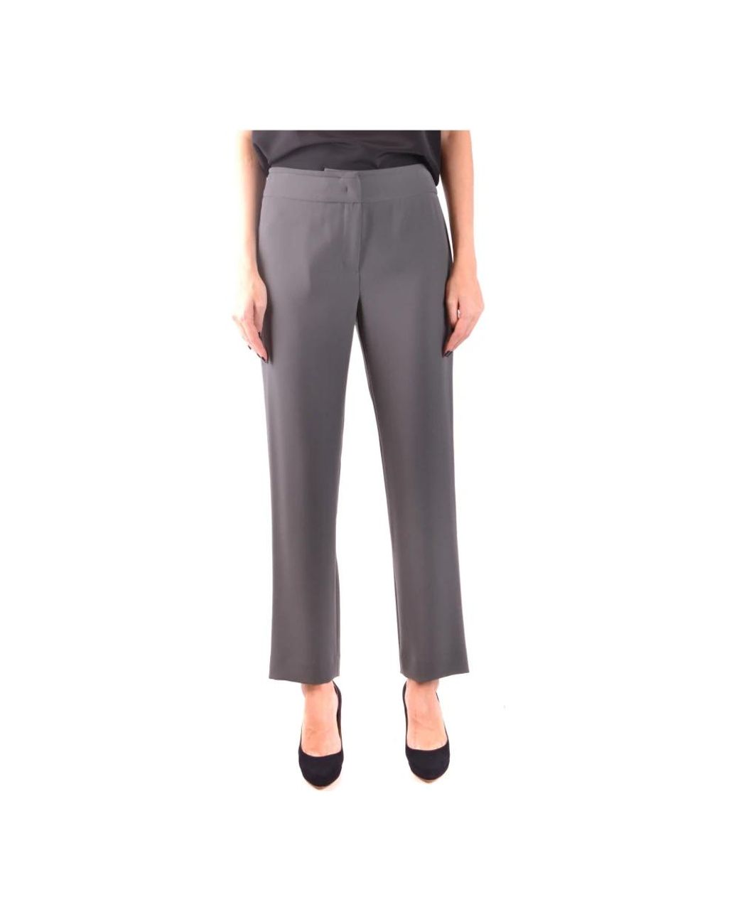 Armani Gray Straight Trousers