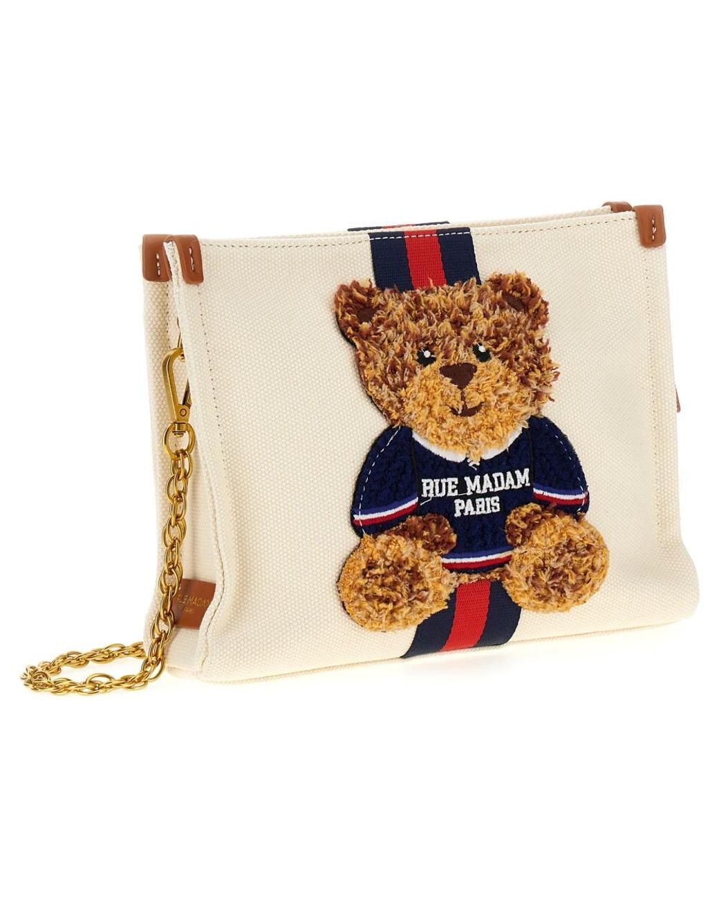 Rue Madam White Clutches