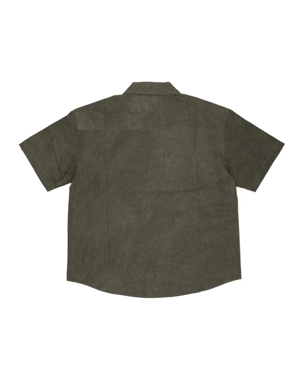 Acupuncture Green Short Sleeve Shirts for men