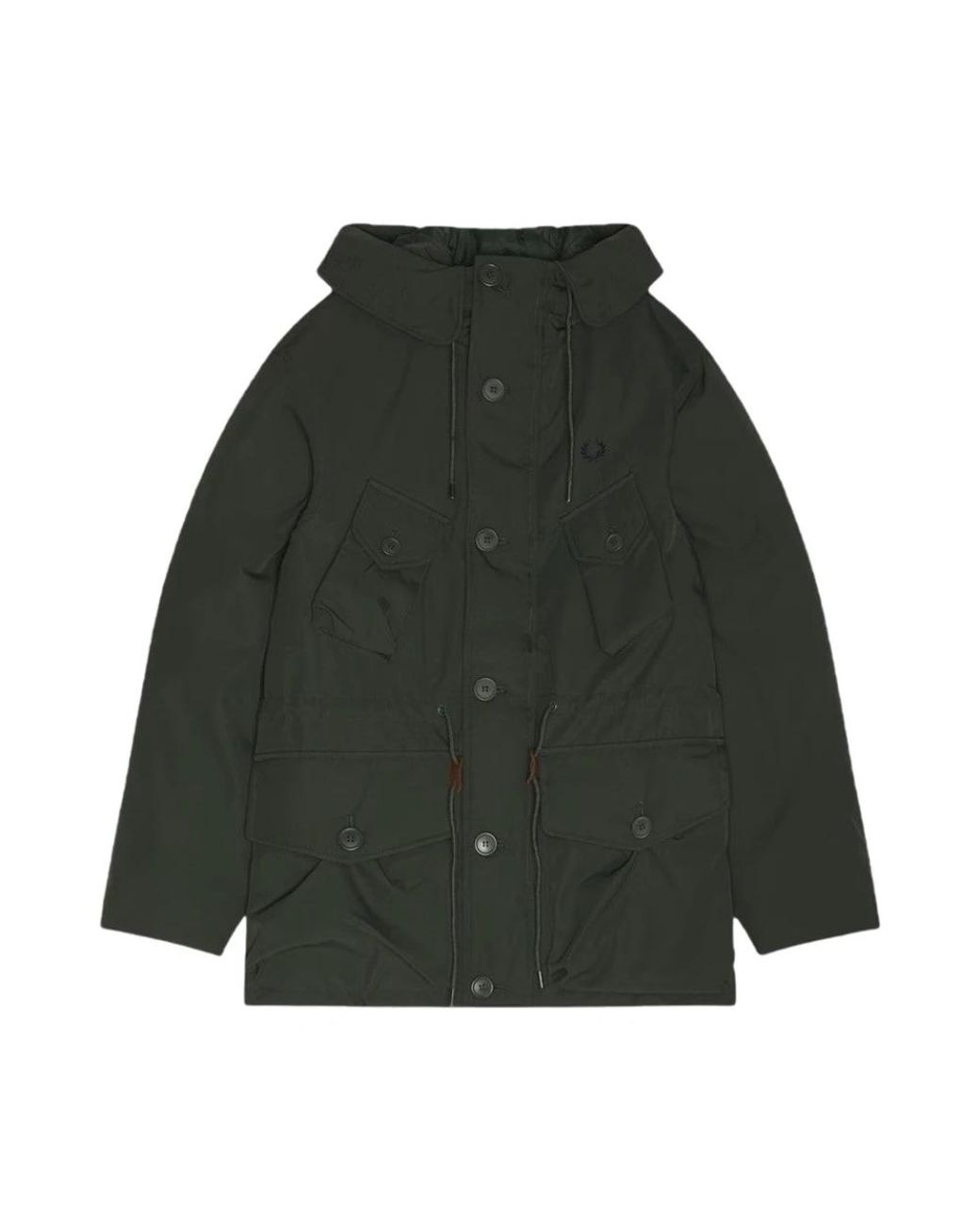 Fred Perry Green Parkas for men