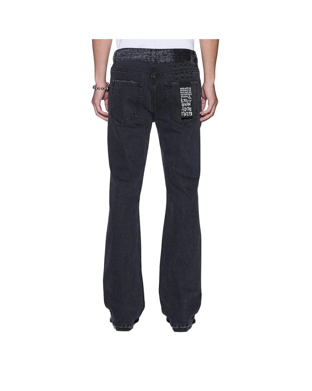 Ksubi Blue Flare Jeans for men
